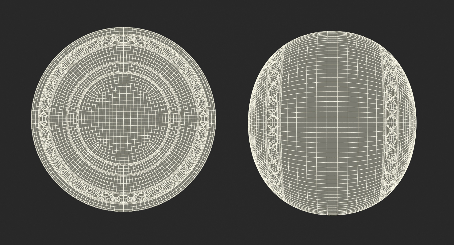 Gripped Lawn Bowl 3D