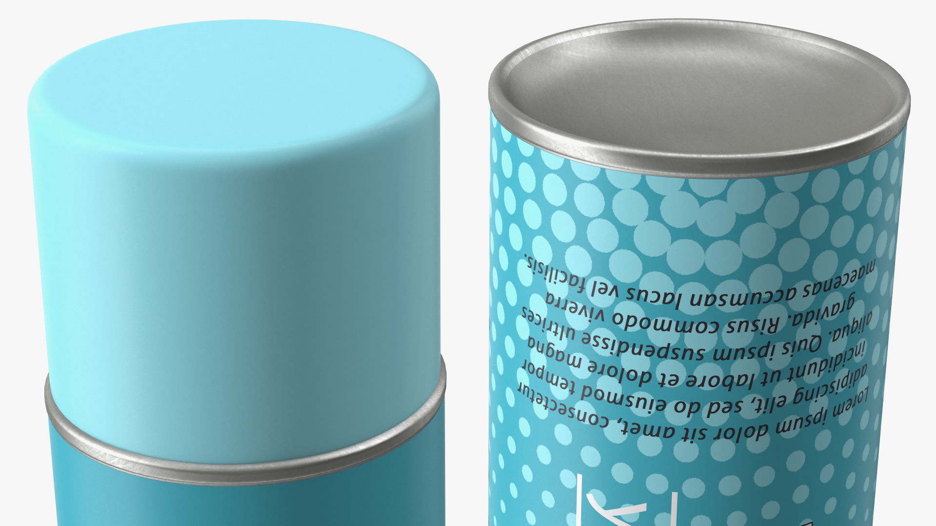 3D Aerosol Can Mockup Blue model