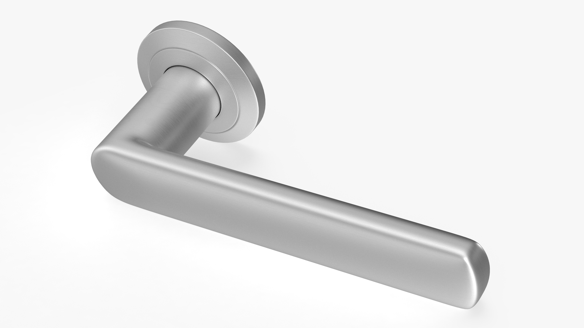 Steel Straight Door Handles 3D