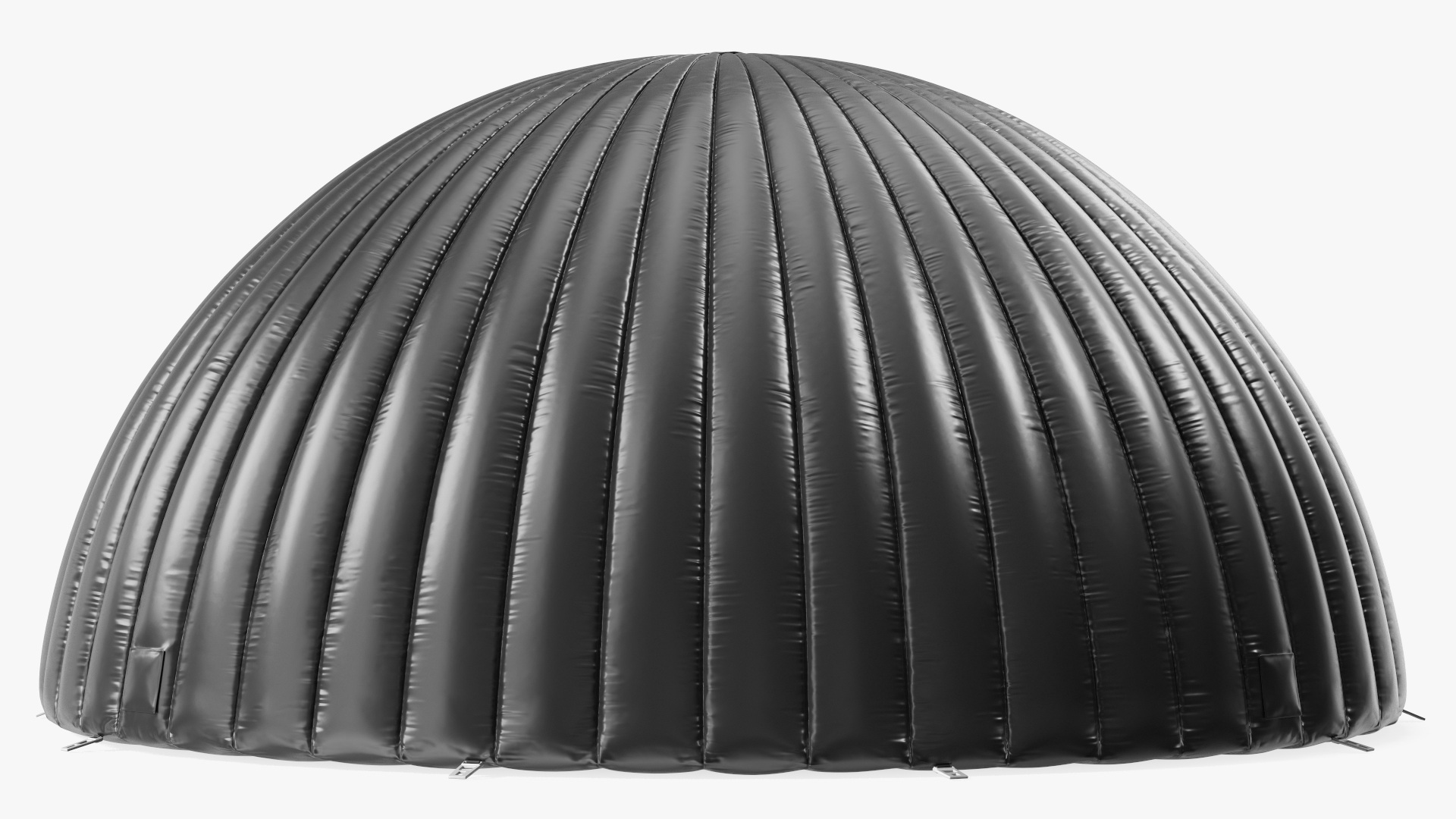 3D Portable Inflatable Igloo Tent Open Black