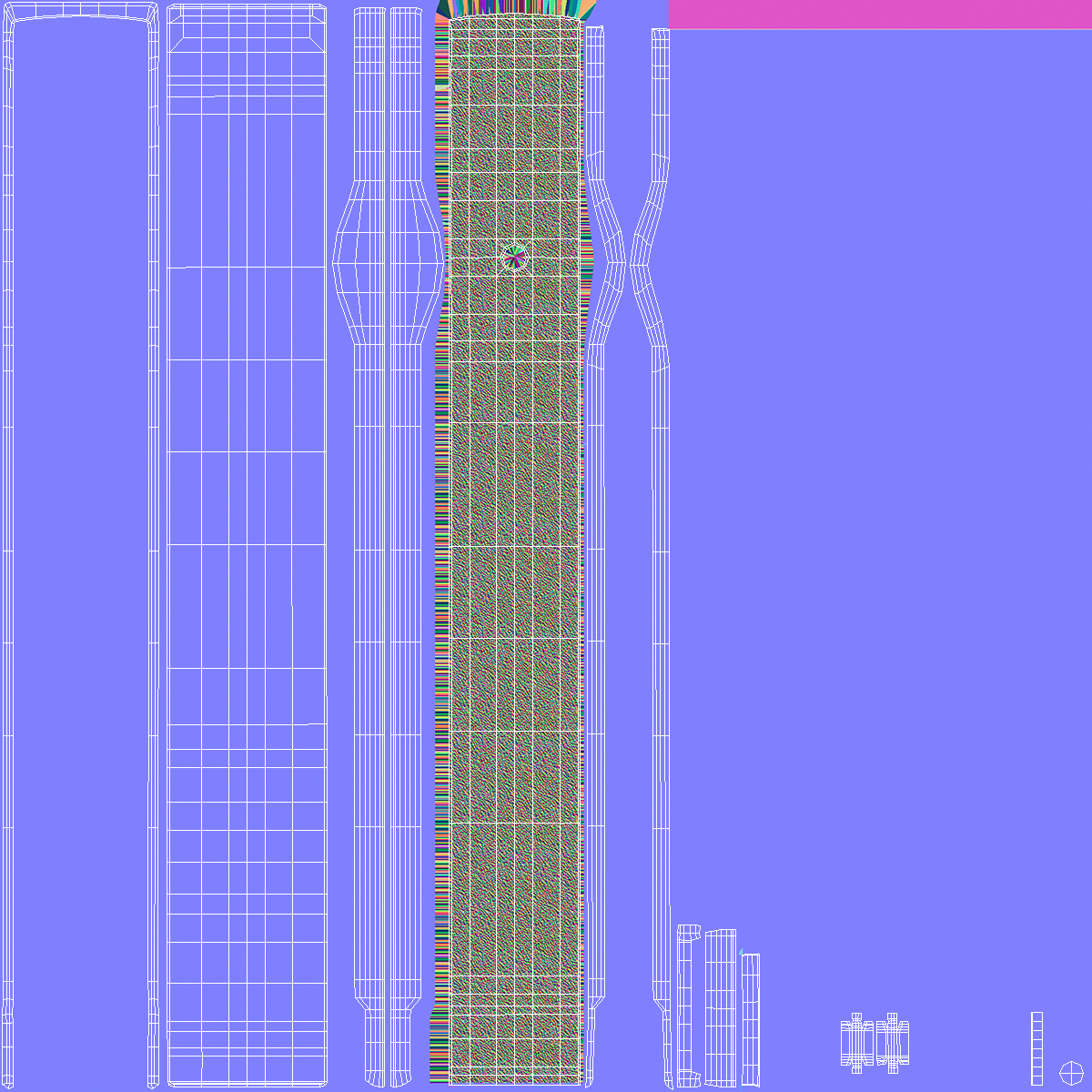 Minigolf 35 Portable Course Hole 6 3D model
