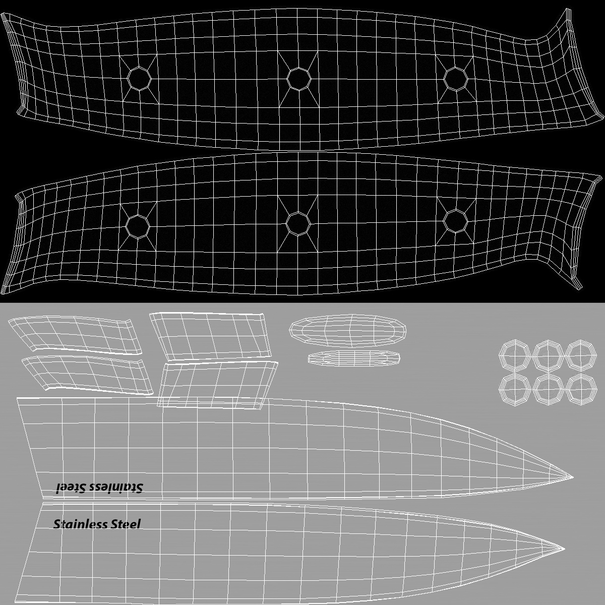 Classic Steak Knife 3D model