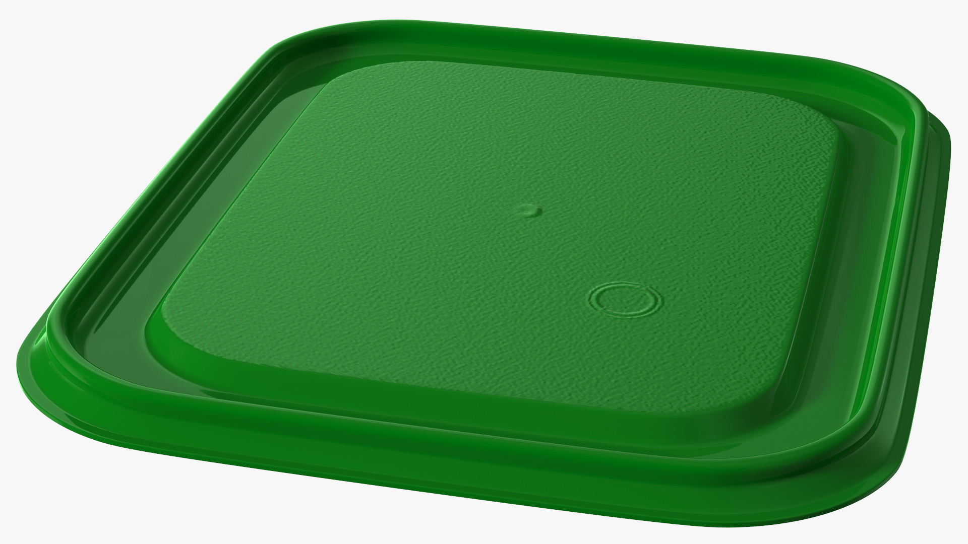 Large Plastic Food Container with Lid 3D