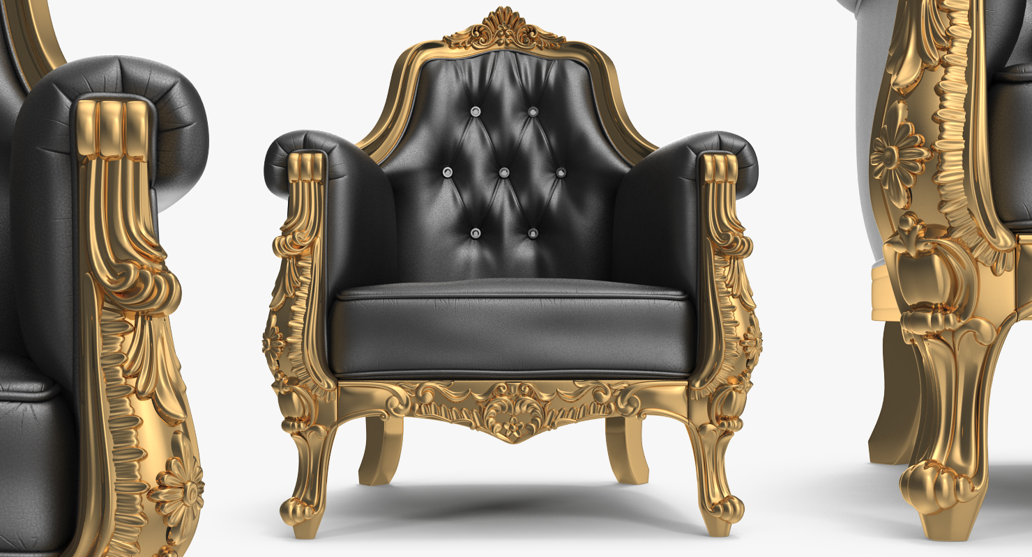 3D Classic Armchair