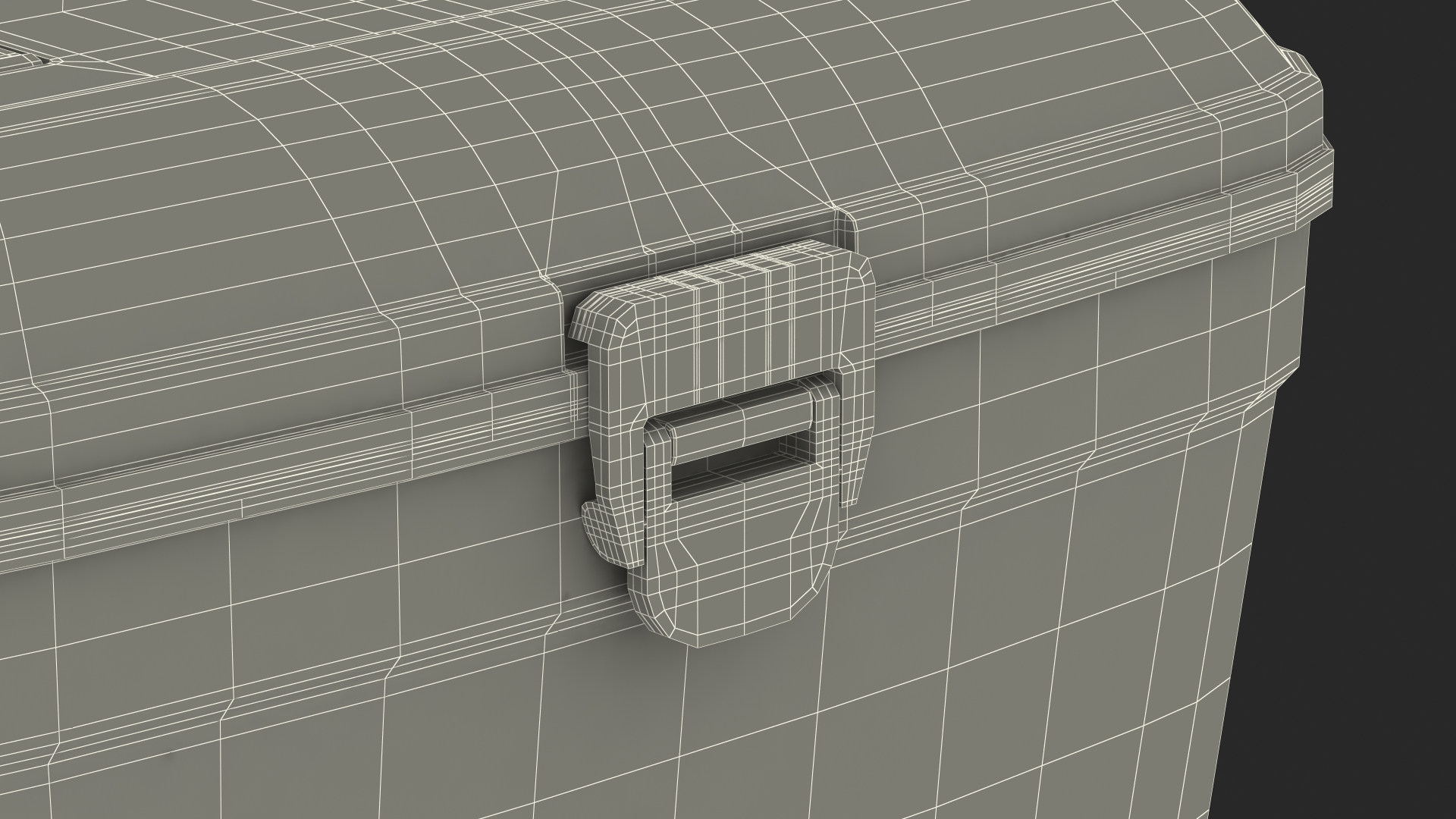 Emergency Medical Box Empty 3D