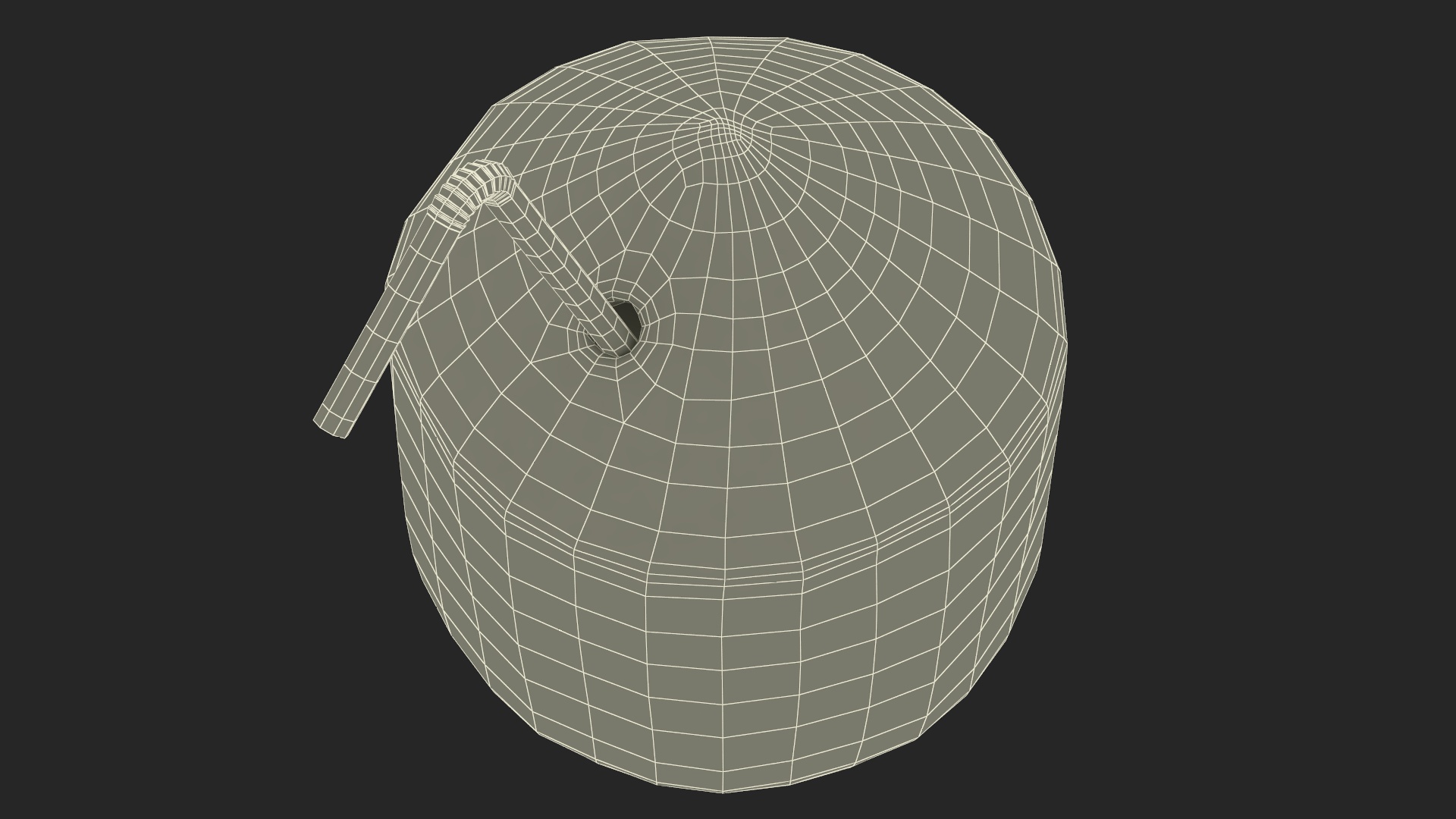 3D Shelled Coconut with Drink Pipe