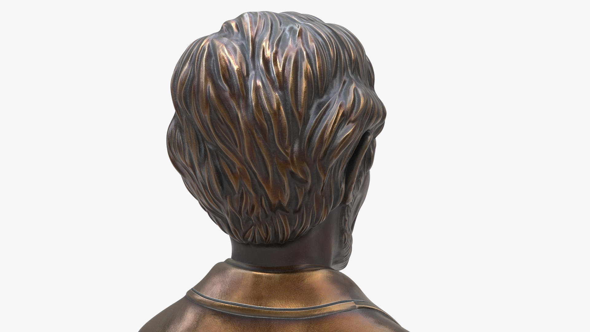 Bronze Bust of Lincoln 3D