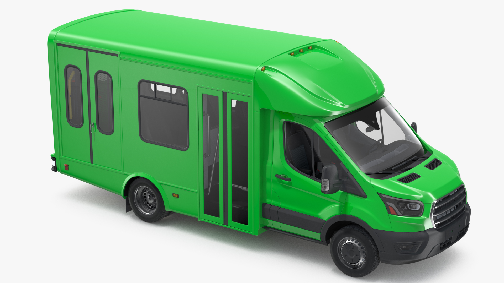3D Passenger Shuttle Bus