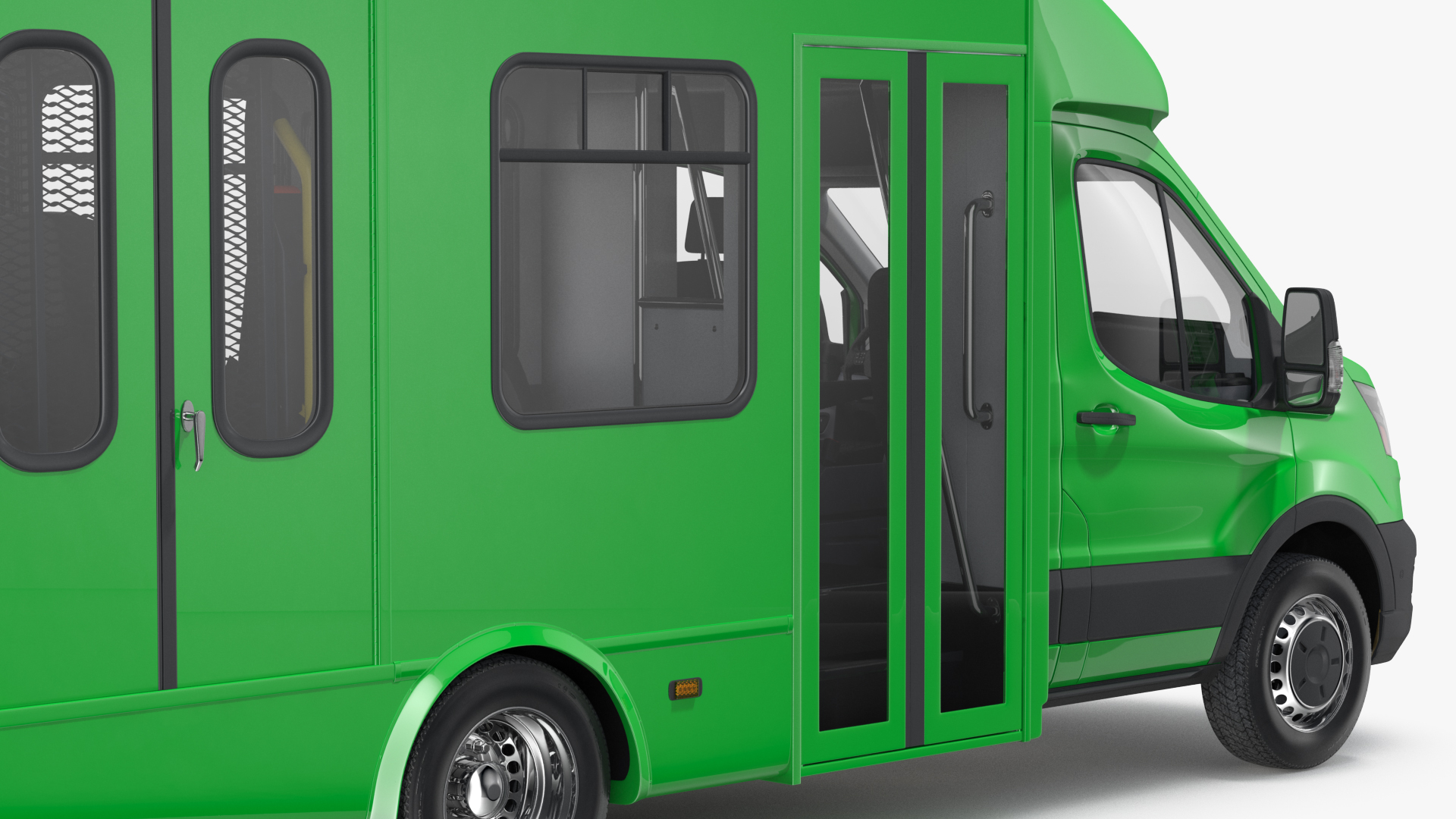 3D Passenger Shuttle Bus