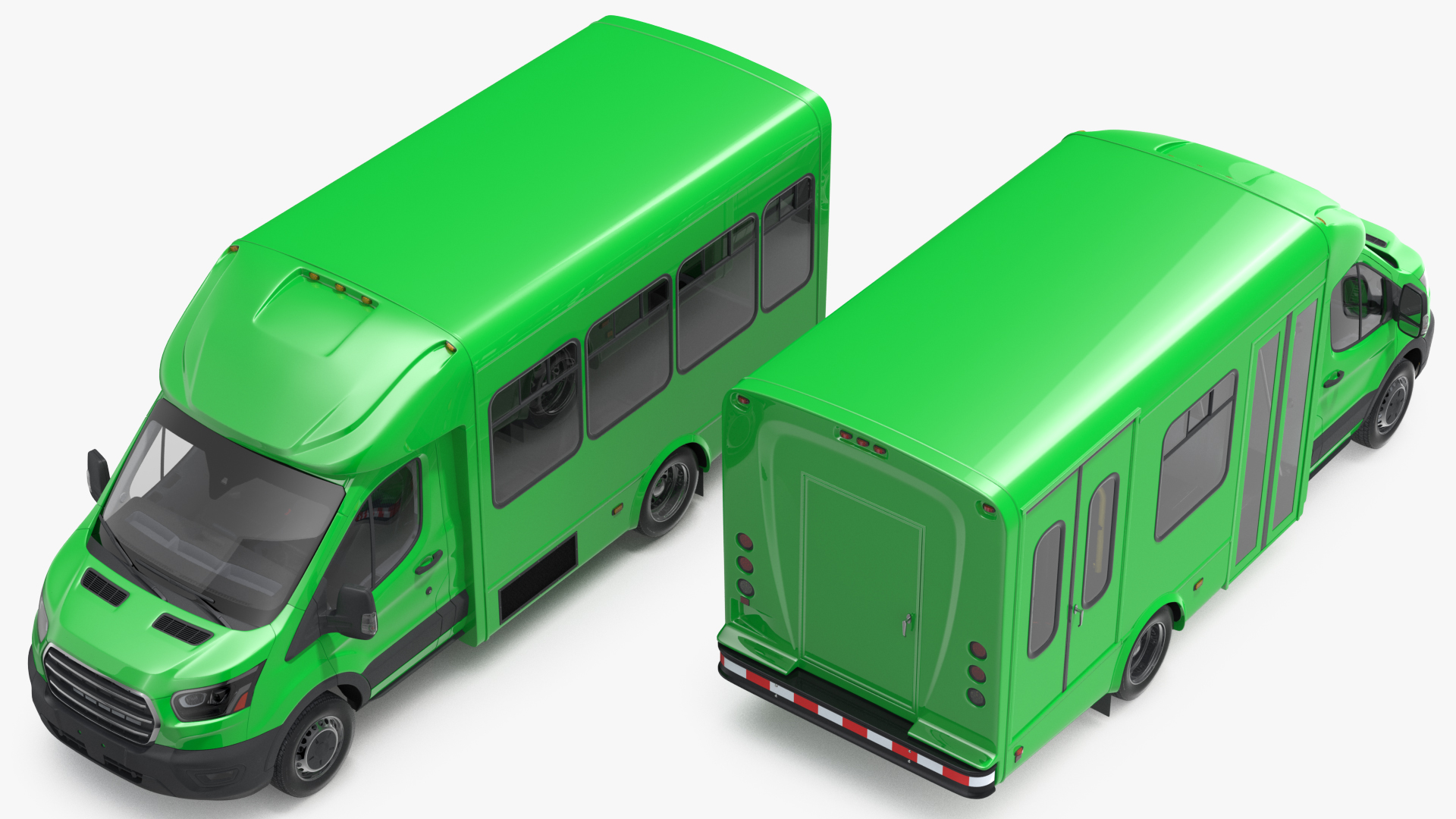 3D Passenger Shuttle Bus