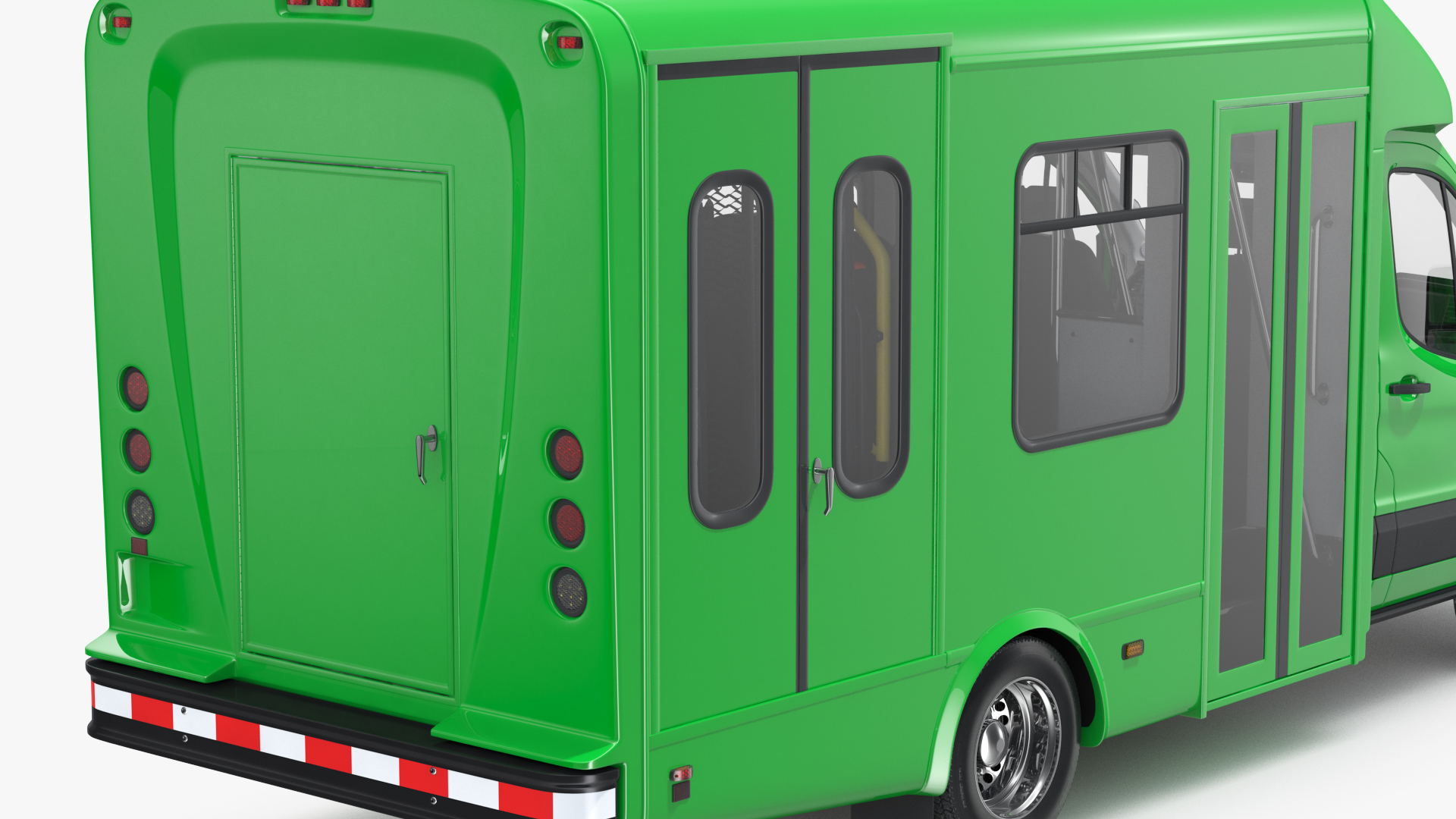 3D Passenger Shuttle Bus