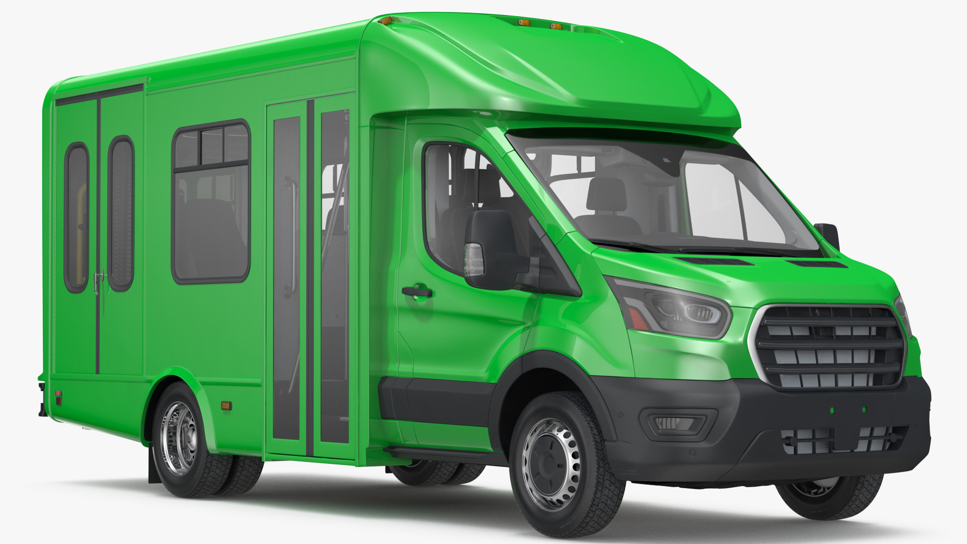 3D Passenger Shuttle Bus