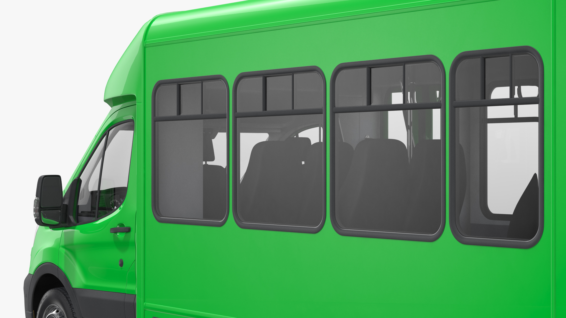 3D Passenger Shuttle Bus
