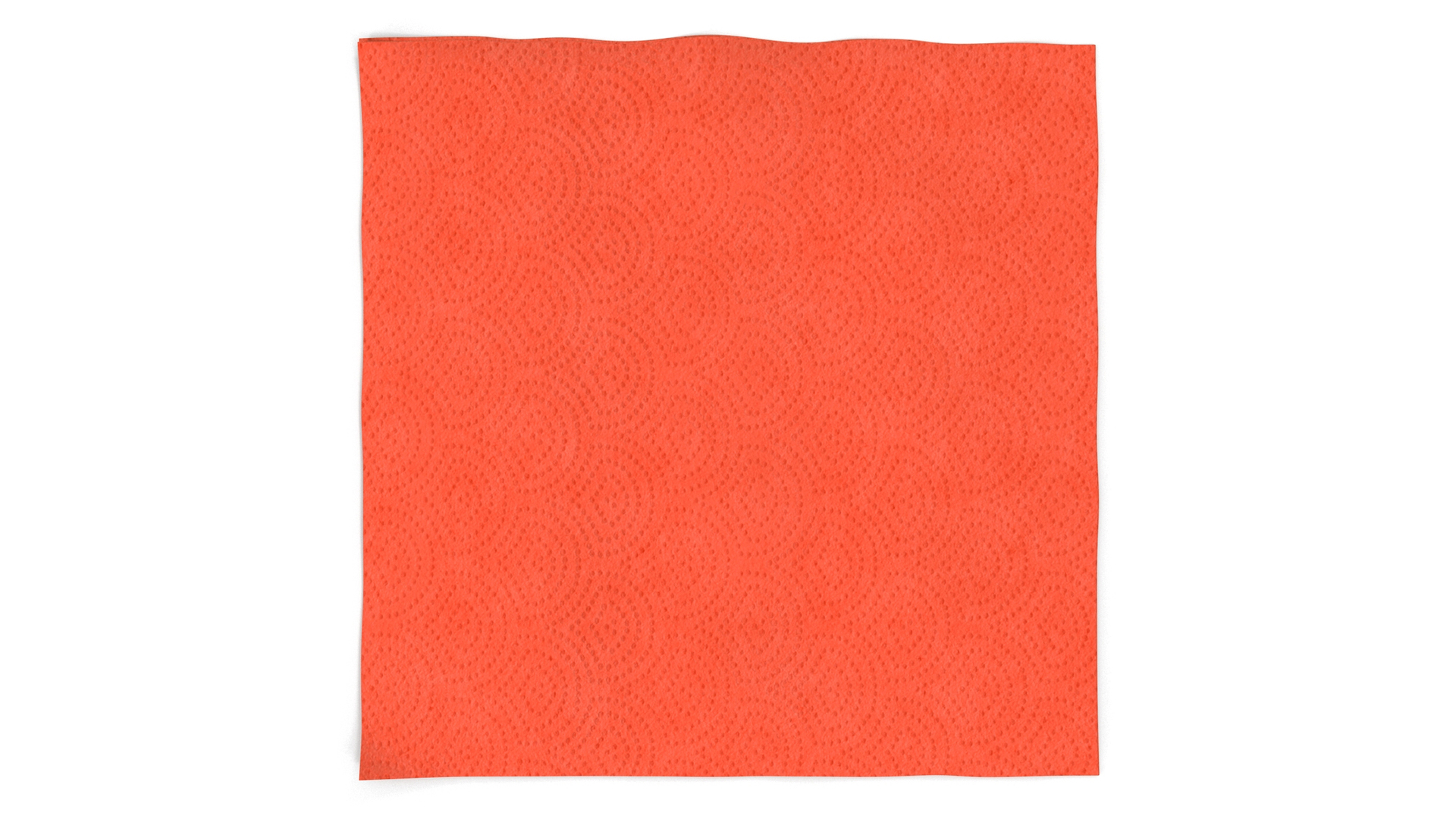 Red Paper Napkins 3D