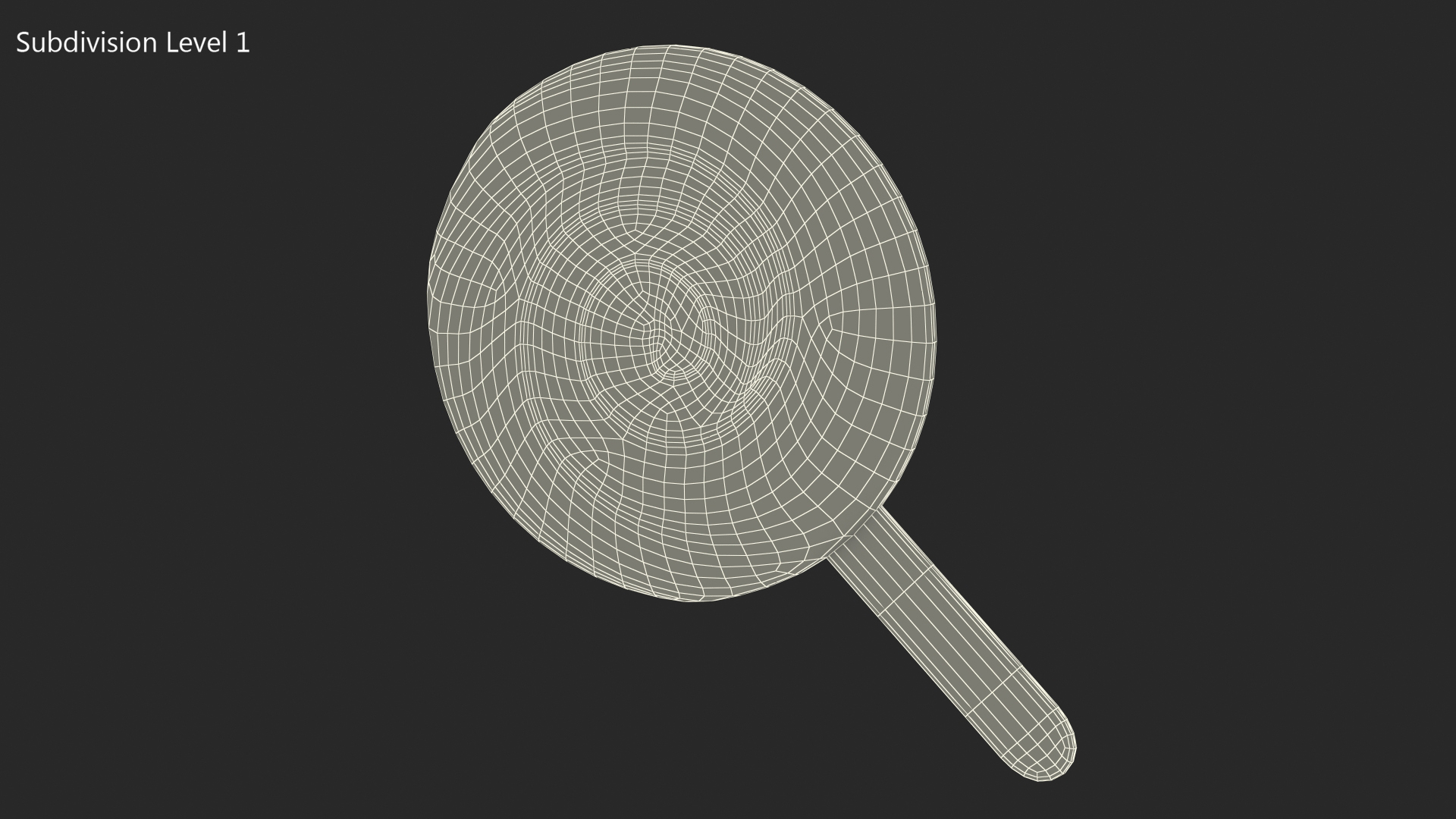 Lollipop Emoji 3D model