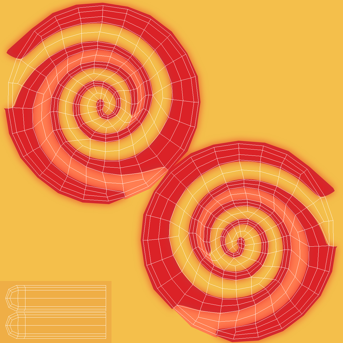 Lollipop Emoji 3D model