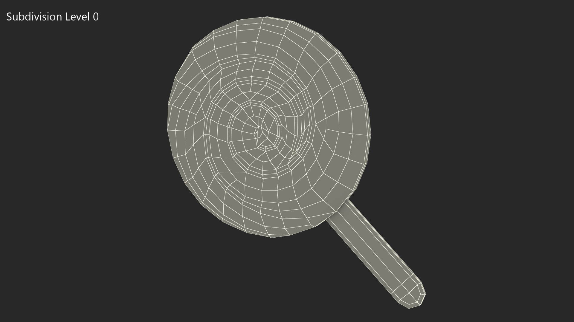 Lollipop Emoji 3D model