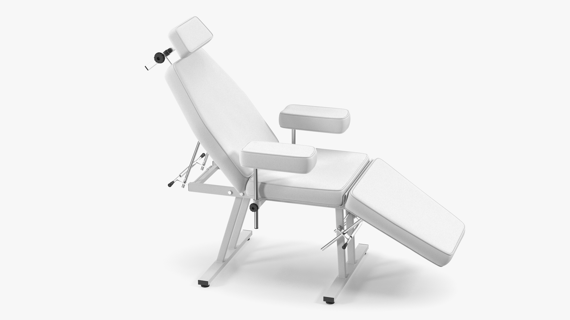 Hospital Examination Couch White 3D