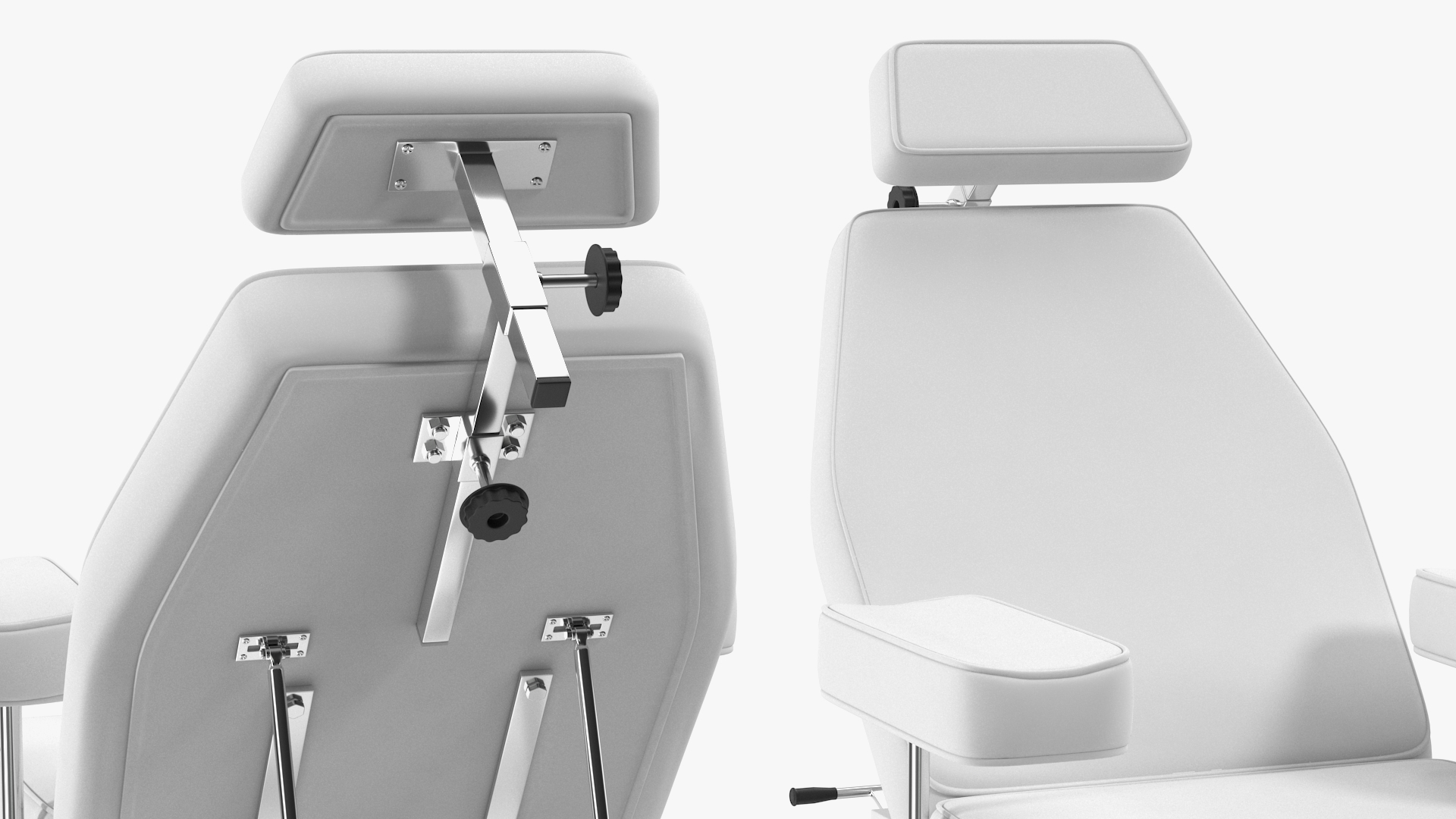 Hospital Examination Couch White 3D
