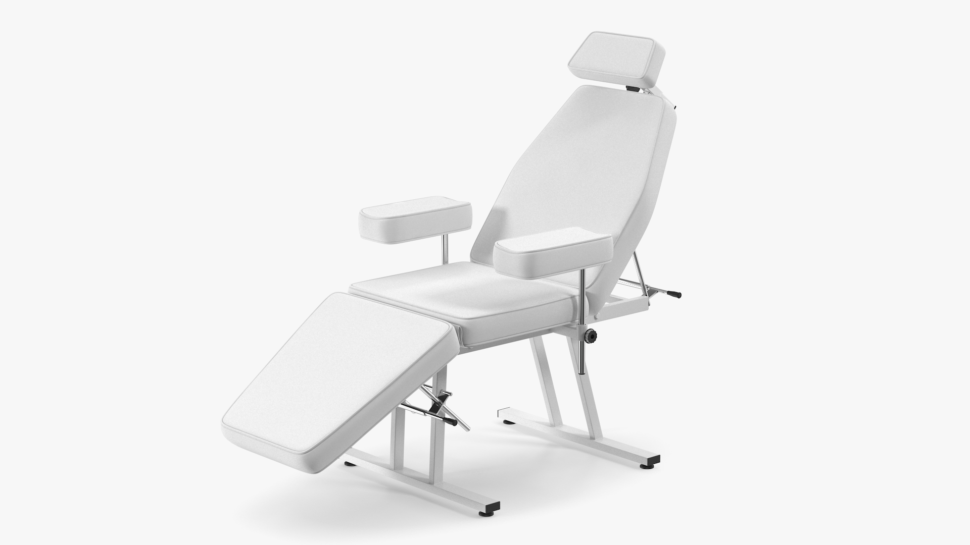 Hospital Examination Couch White 3D