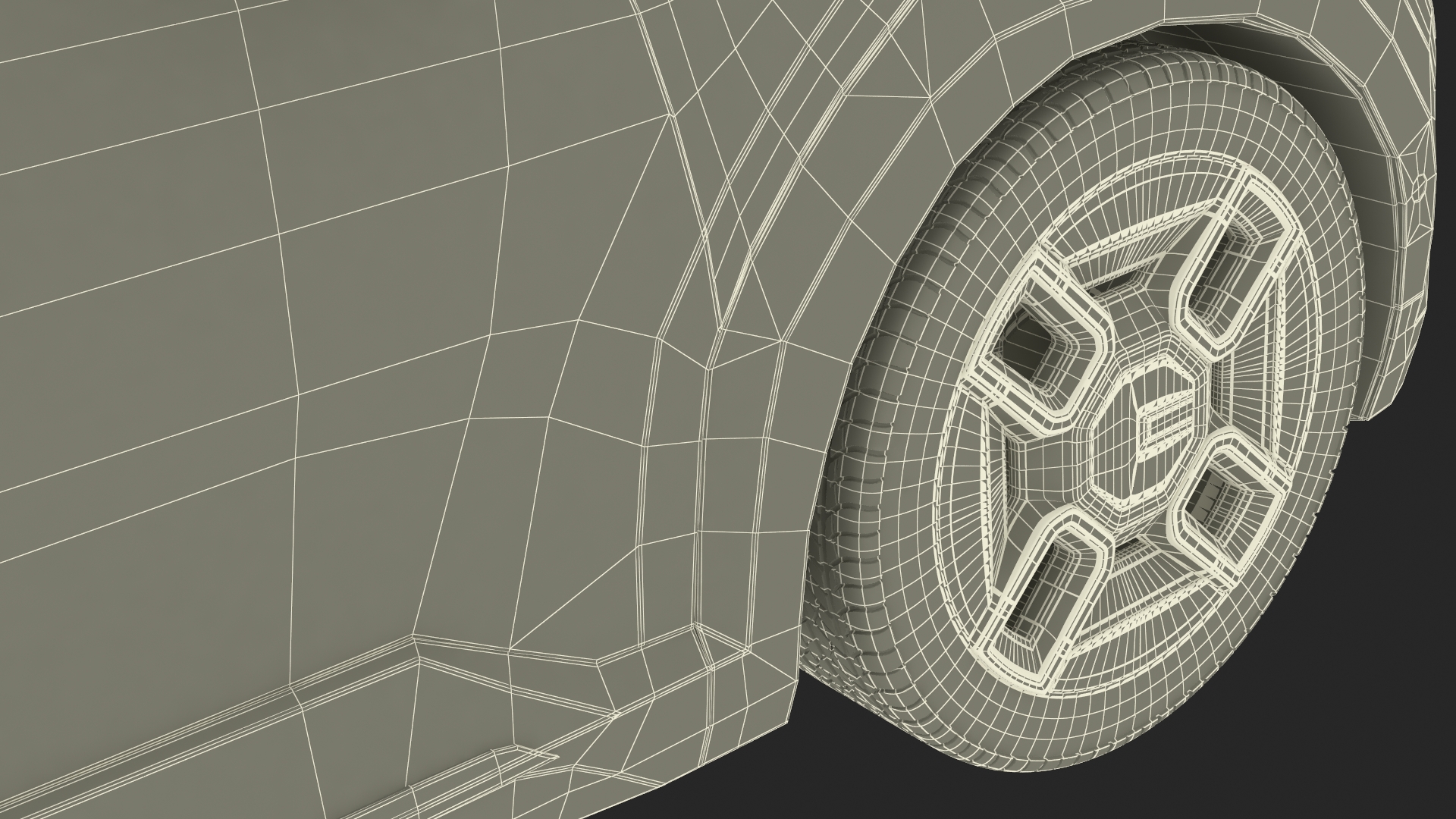 3D model KIA EV9 Luxury SUV Black Simplified