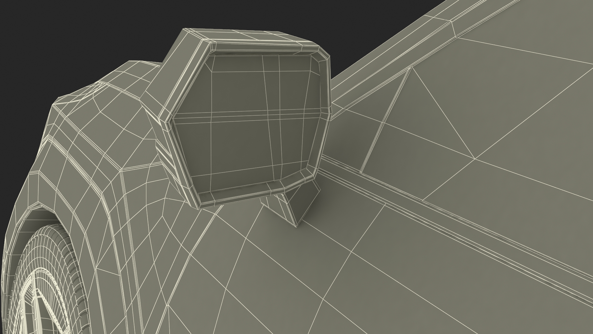 3D model KIA EV9 Luxury SUV Black Simplified