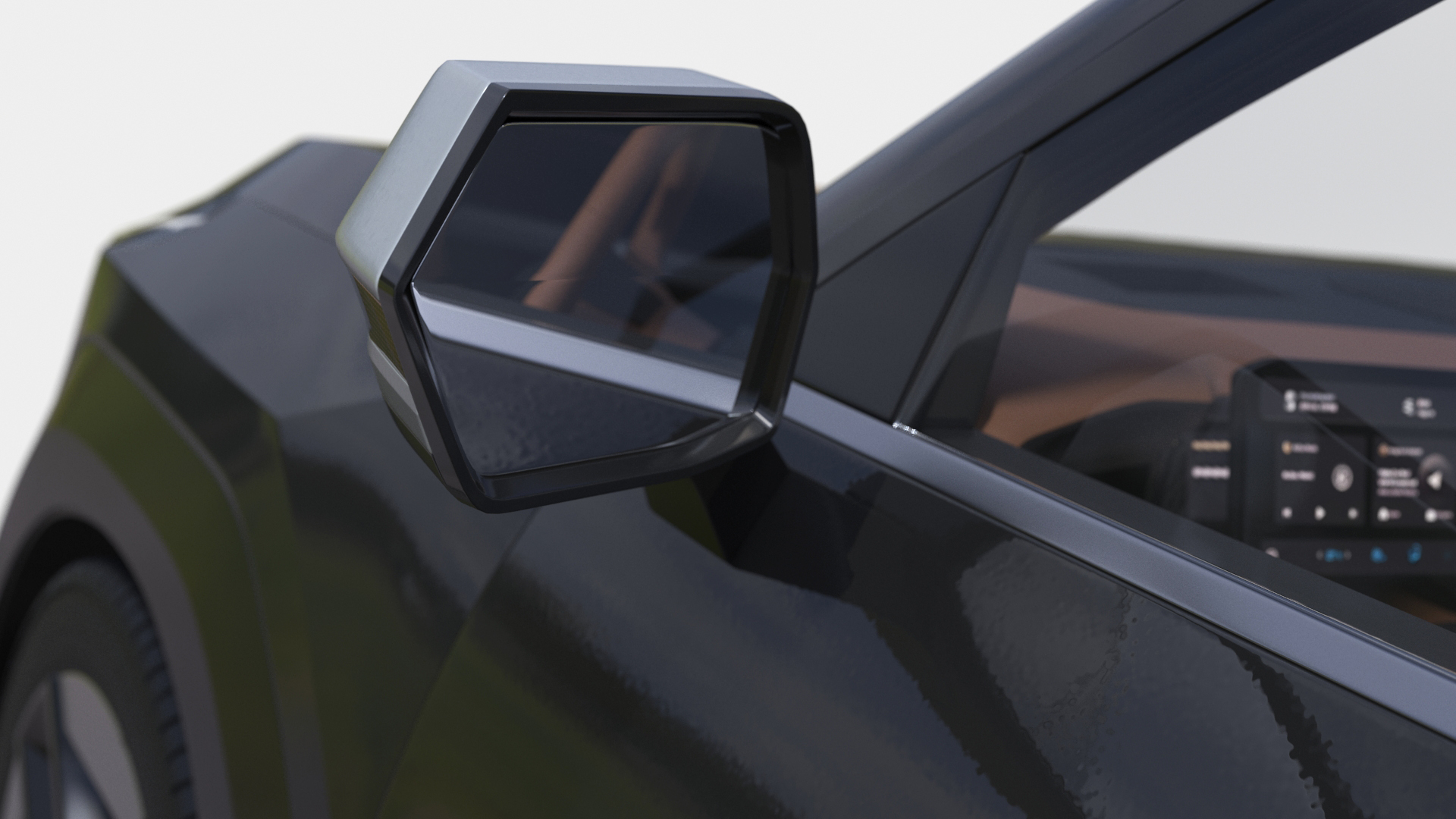 3D model KIA EV9 Luxury SUV Black Simplified