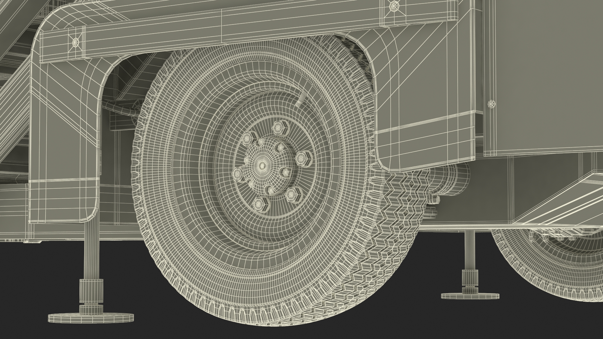 3D Airbus Delta with Passenger Boarding Stairs Car Rigged for Cinema 4D model