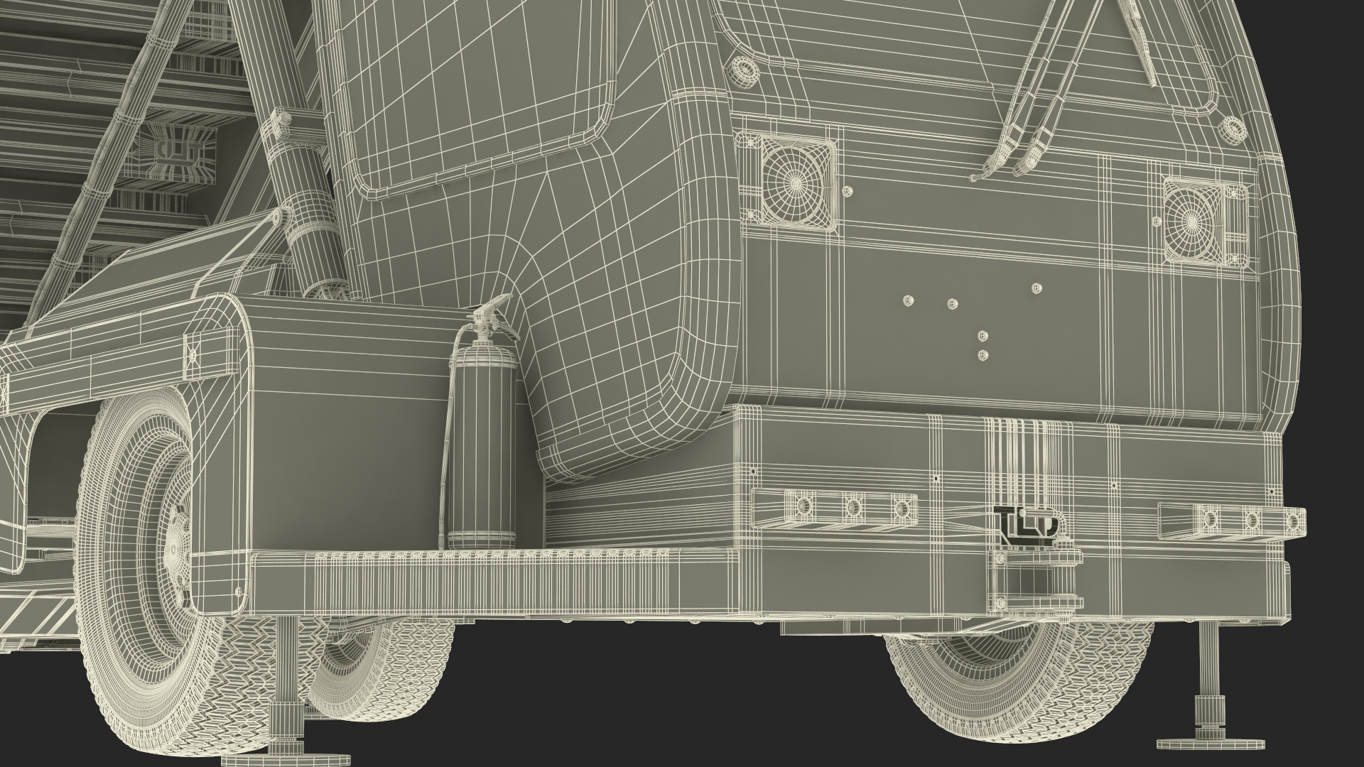 3D Airbus Delta with Passenger Boarding Stairs Car Rigged for Cinema 4D model