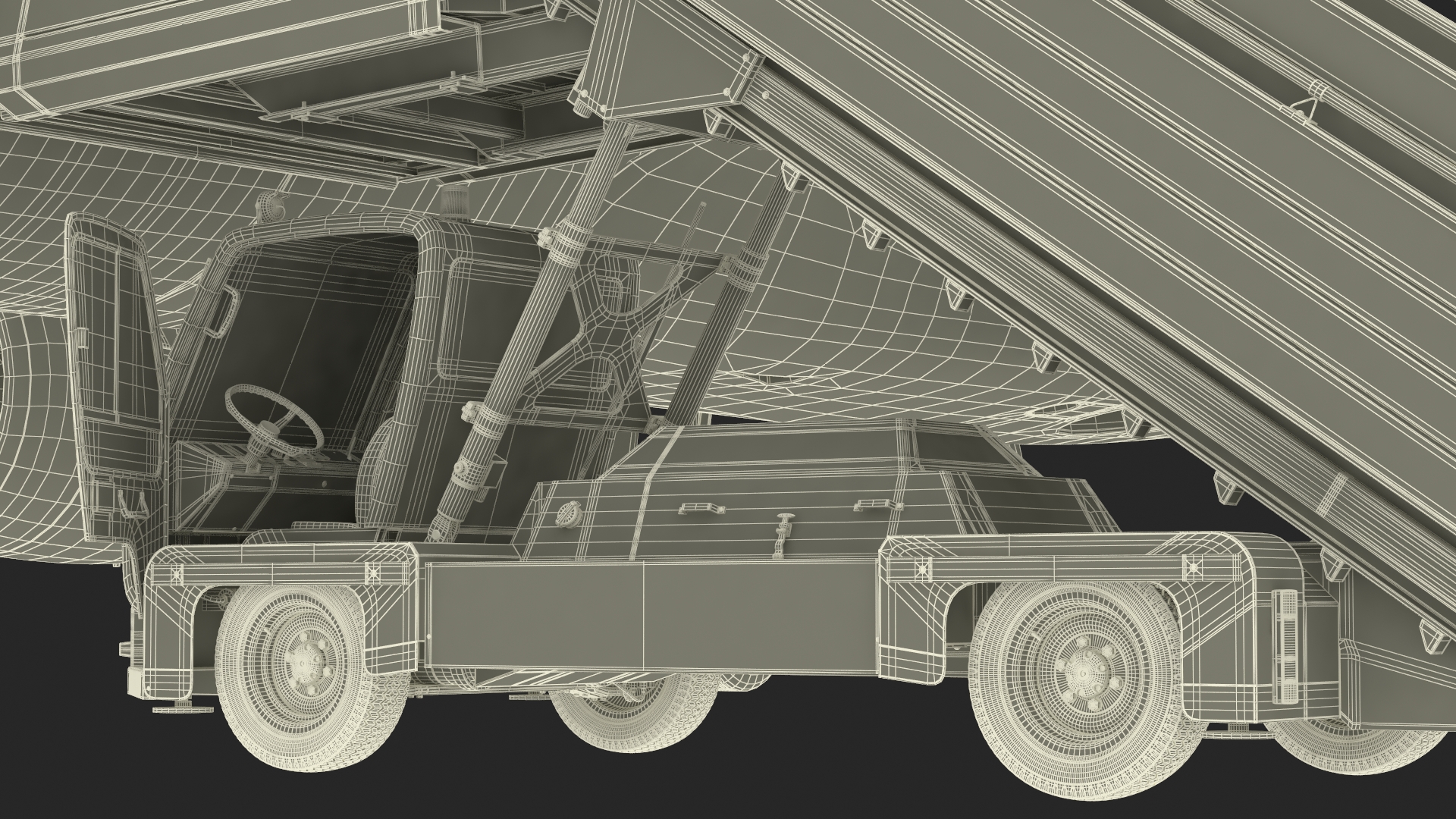 3D Airbus Delta with Passenger Boarding Stairs Car Rigged for Cinema 4D model