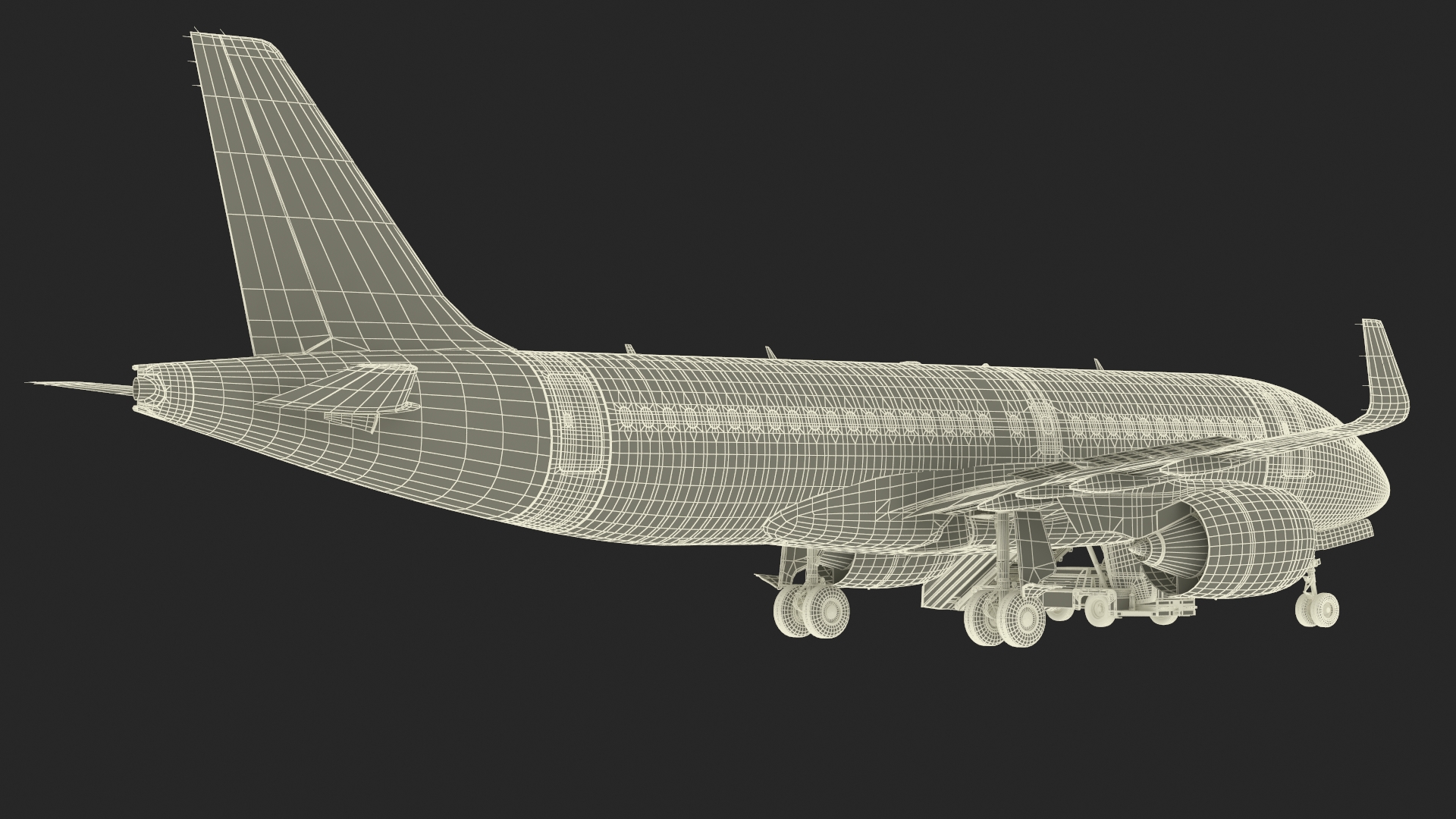 3D Airbus Delta with Passenger Boarding Stairs Car Rigged for Cinema 4D model
