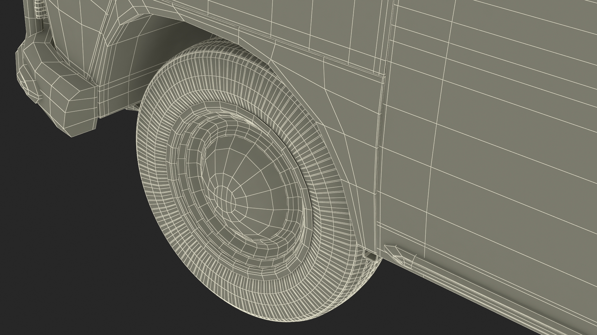 Classic Volkswagen Type 2 Van 3D model