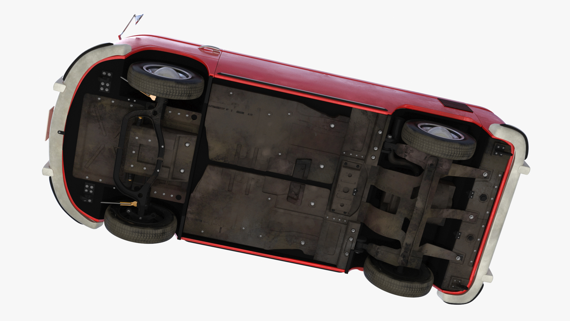 Classic Volkswagen Type 2 Van 3D model