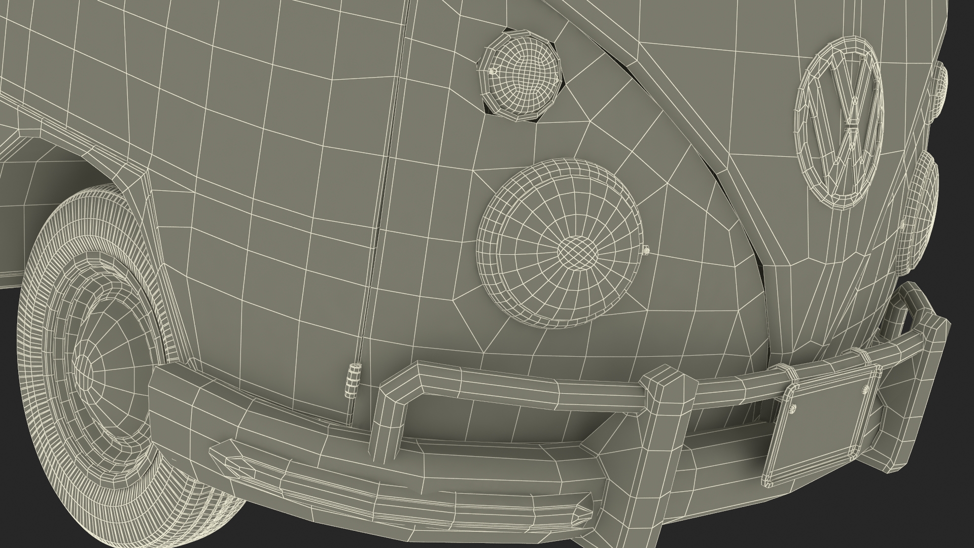 Classic Volkswagen Type 2 Van 3D model