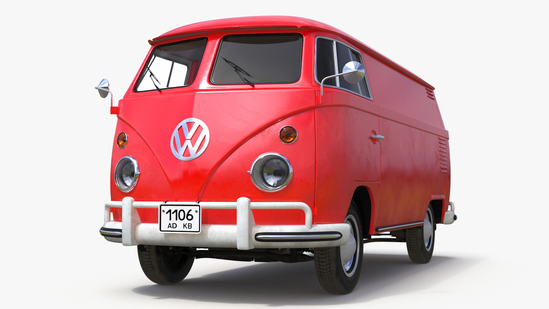 Classic Volkswagen Type 2 Van 3D model