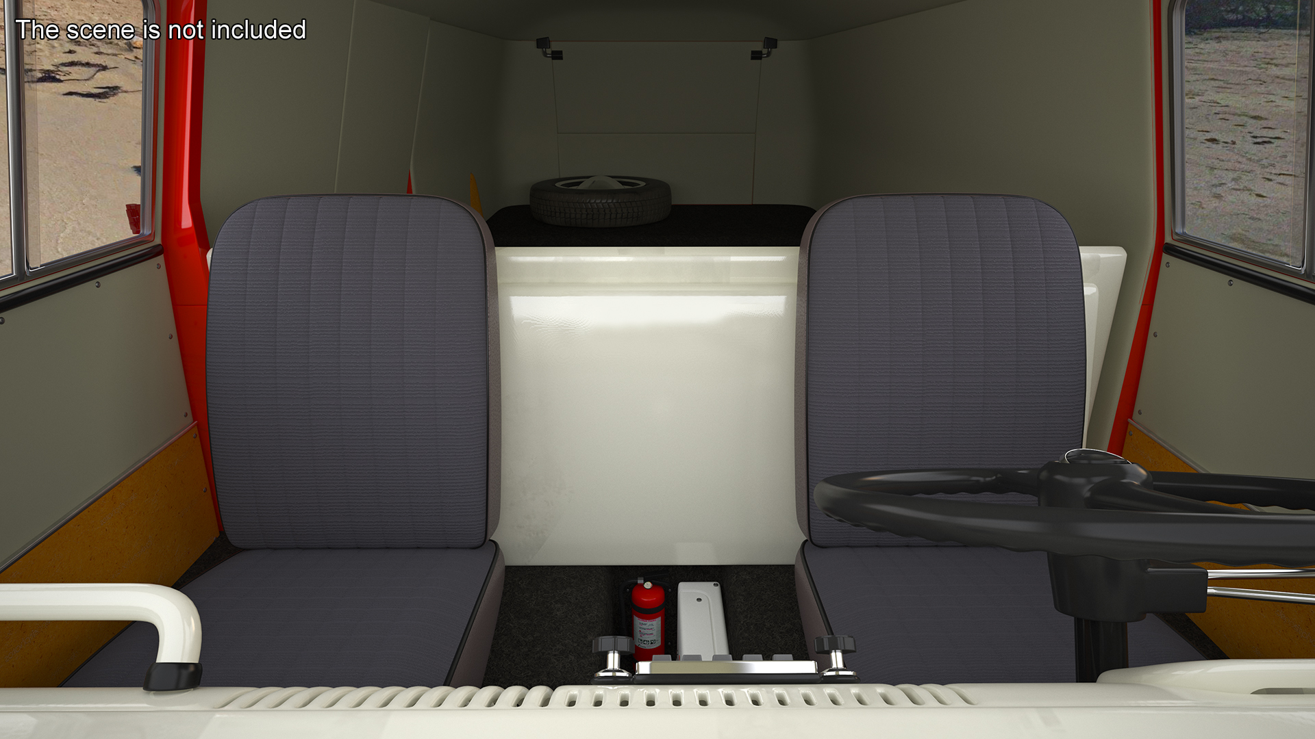Classic Volkswagen Type 2 Van 3D model