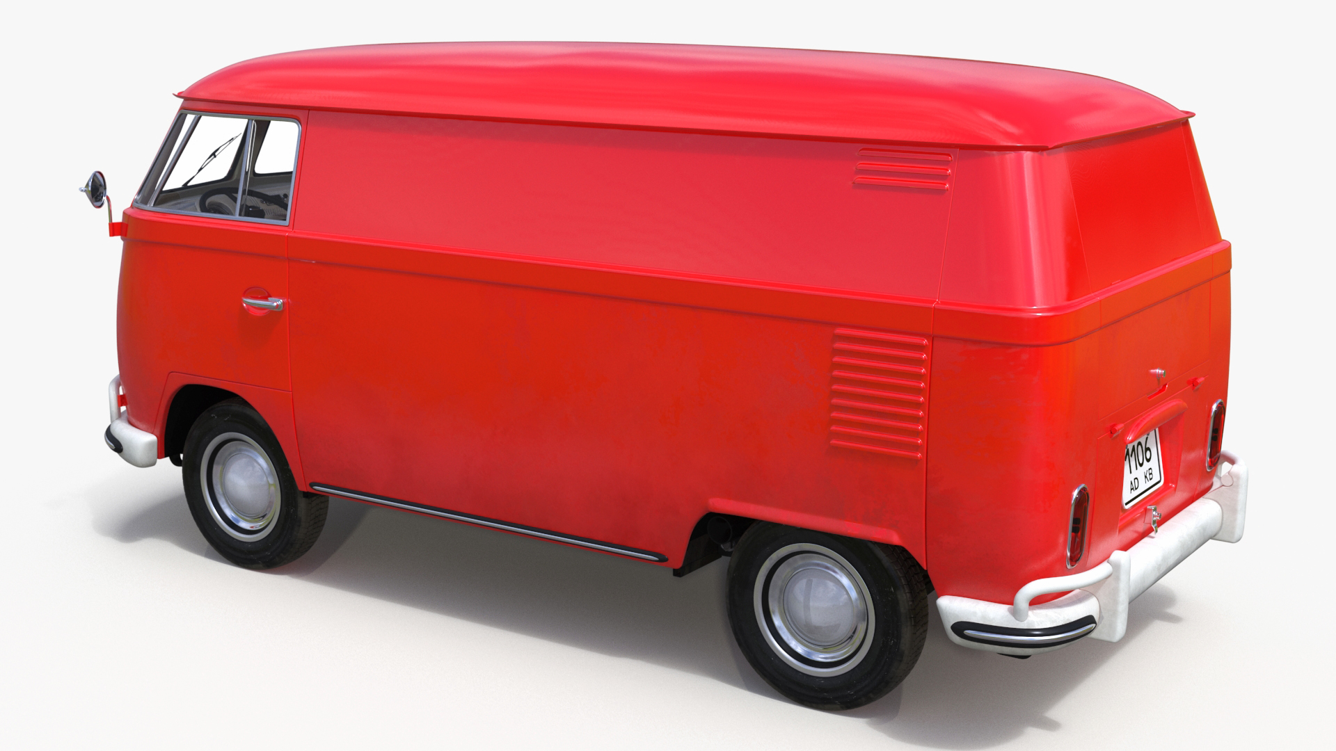 Classic Volkswagen Type 2 Van 3D model