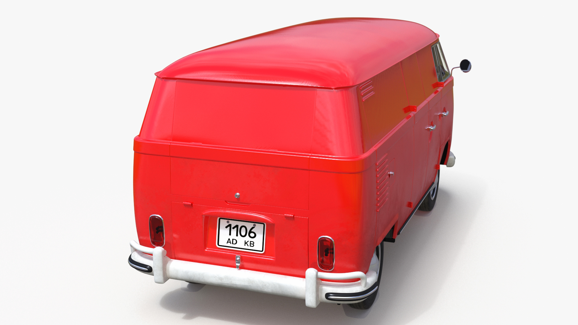 Classic Volkswagen Type 2 Van 3D model
