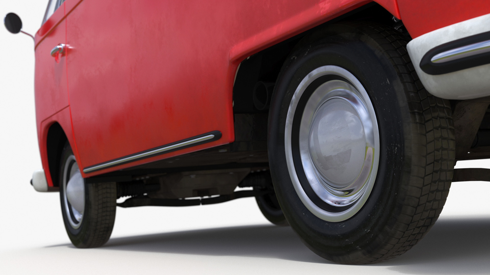 Classic Volkswagen Type 2 Van 3D model