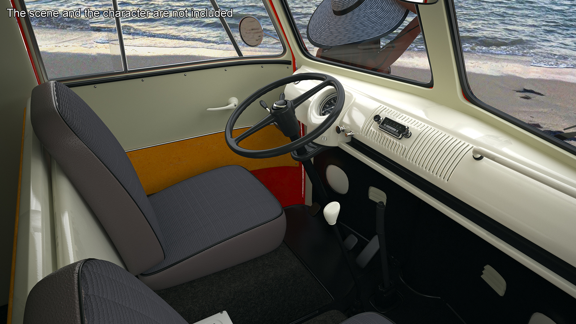Classic Volkswagen Type 2 Van 3D model