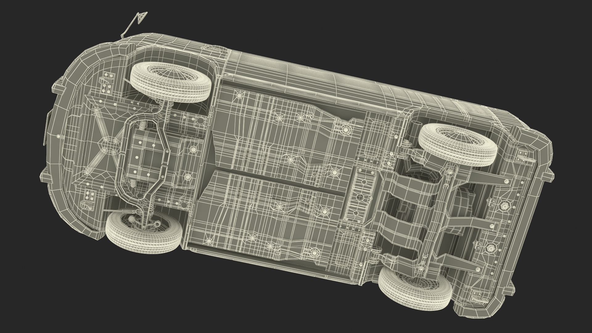 Classic Volkswagen Type 2 Van 3D model