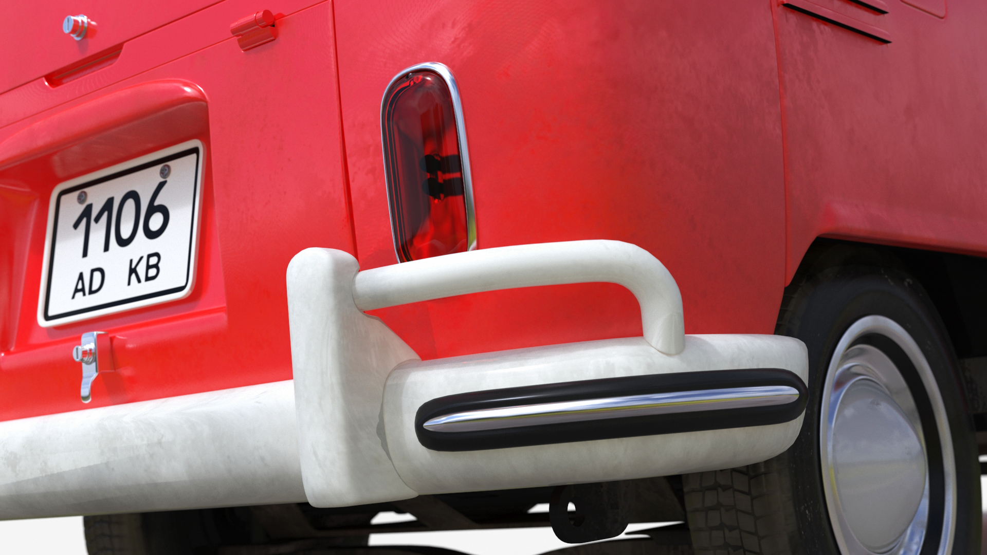 Classic Volkswagen Type 2 Van 3D model