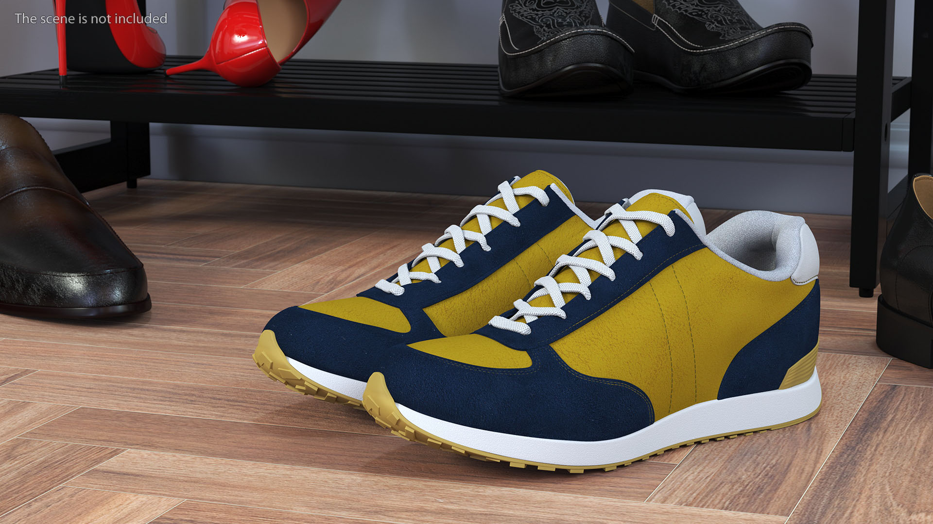 3D model Classic Running Shoes Fur