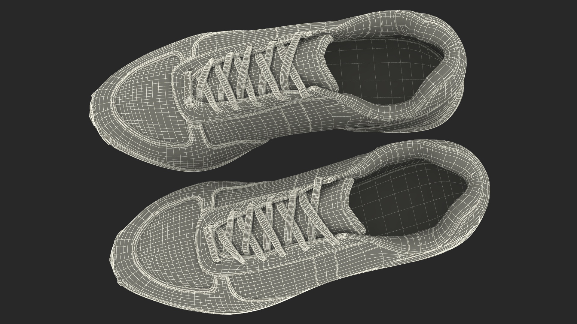 3D model Classic Running Shoes Fur