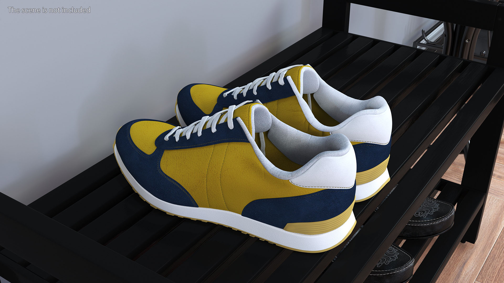 3D model Classic Running Shoes Fur