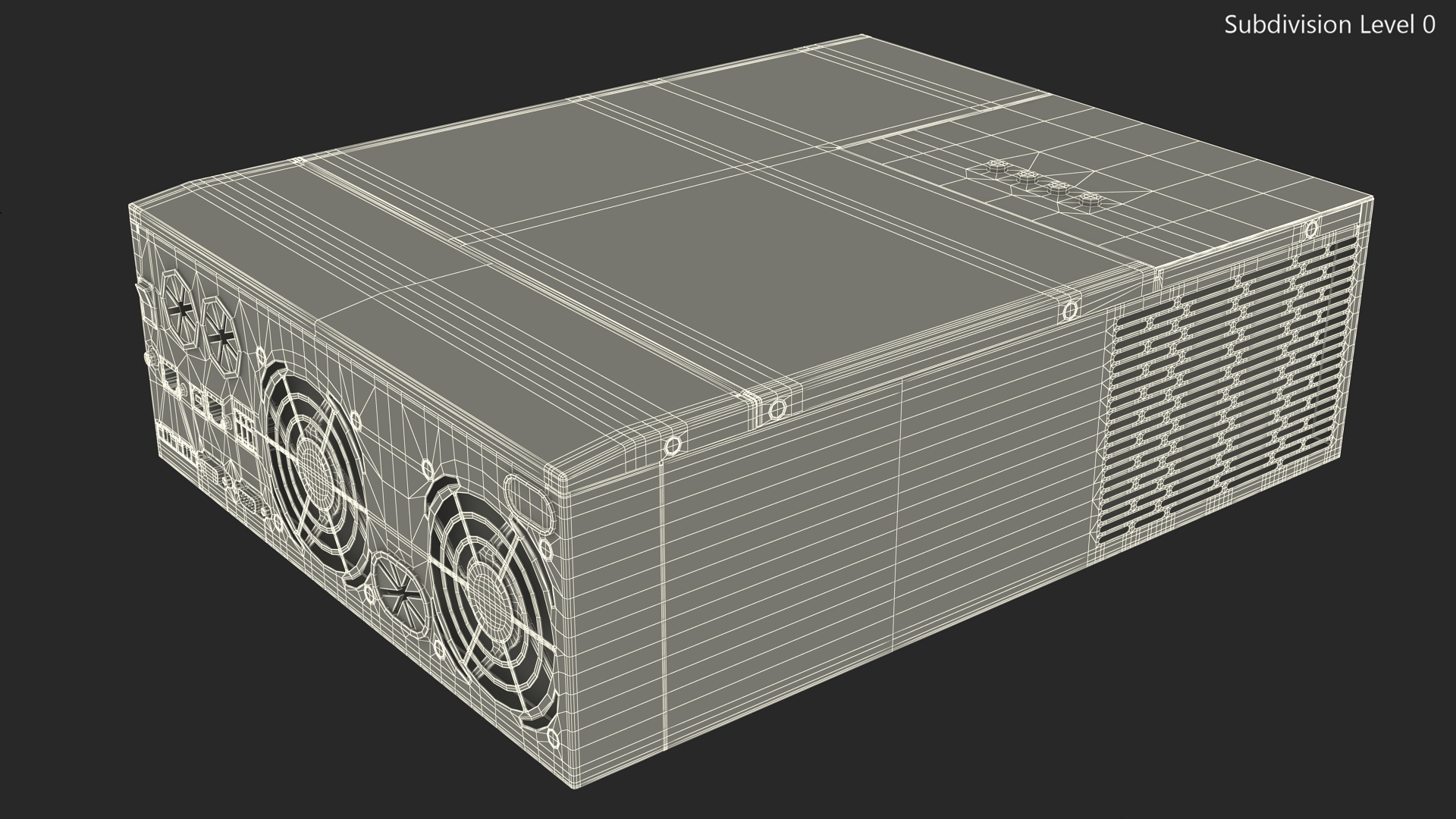 Solar Inverter Charger 3D