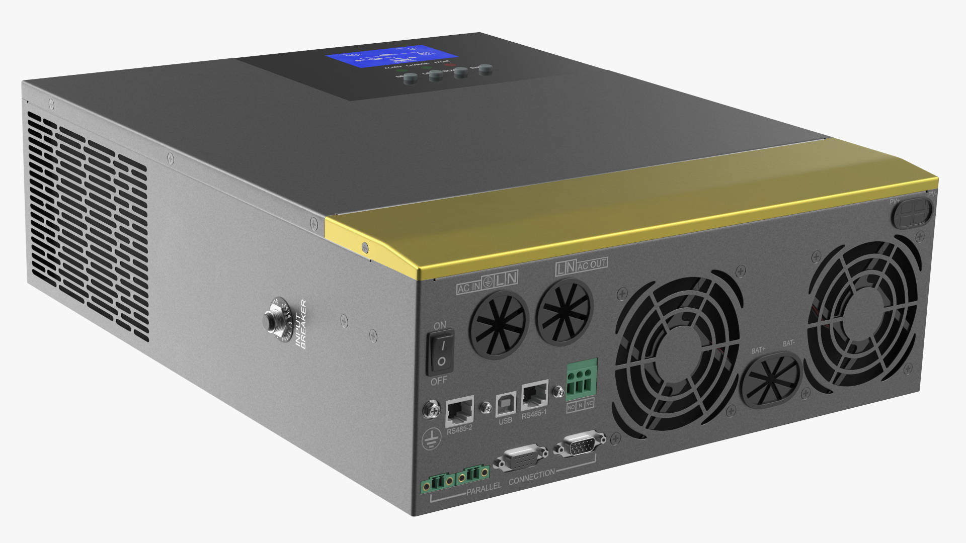Solar Inverter Charger 3D