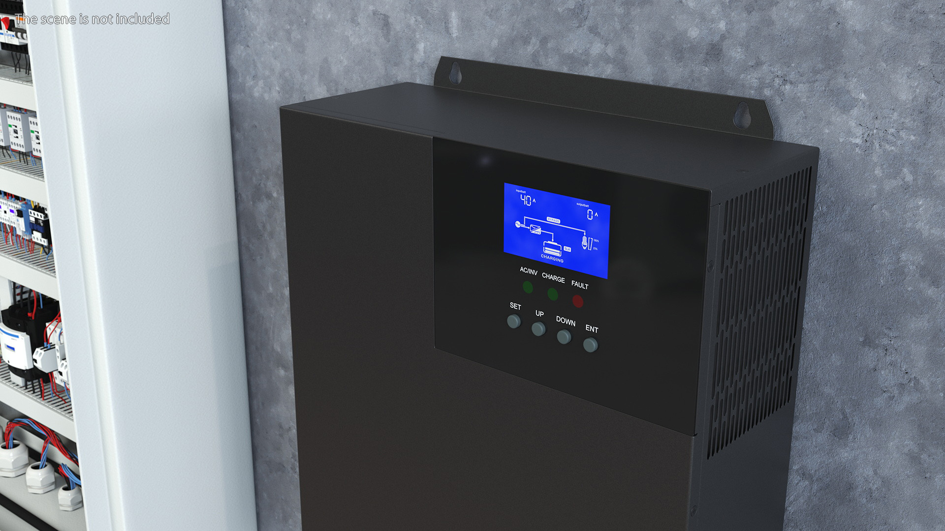 Solar Inverter Charger 3D