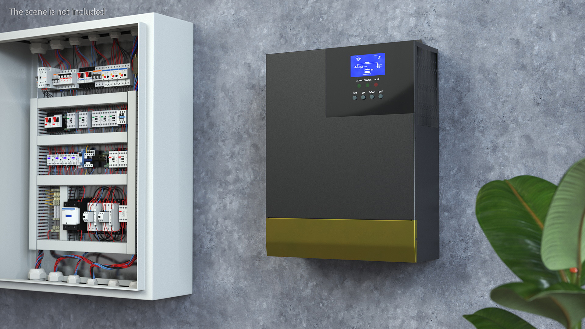 Solar Inverter Charger 3D