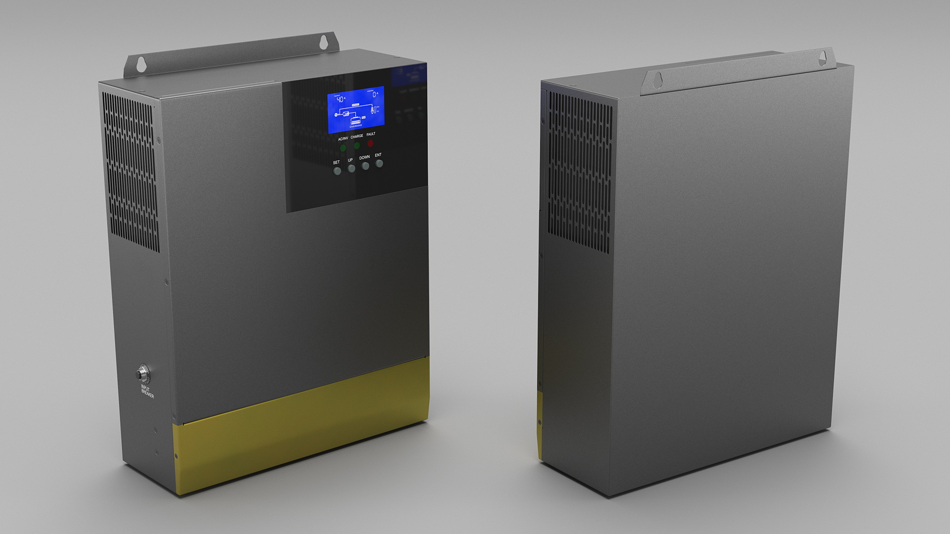 Solar Inverter Charger 3D